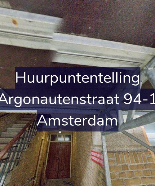 Foto gevel Huurpuntentelling voor Argonautenstraat 94-1, Amsterdam