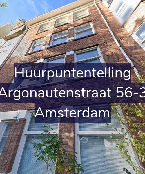Foto gevel Huurpuntentelling voor Argonautenstraat 56-3, Amsterdam