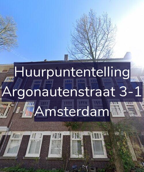 Foto gevel Huurpuntentelling voor Argonautenstraat 3-1, Amsterdam