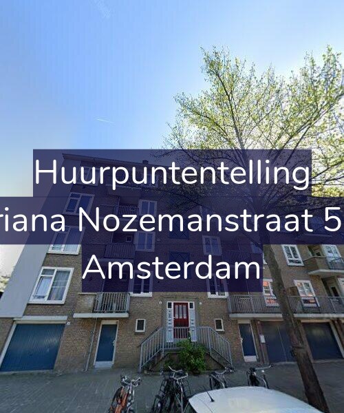 Foto gevel Huurpuntentelling voor Ariana Nozemanstraat 5-1, Amsterdam