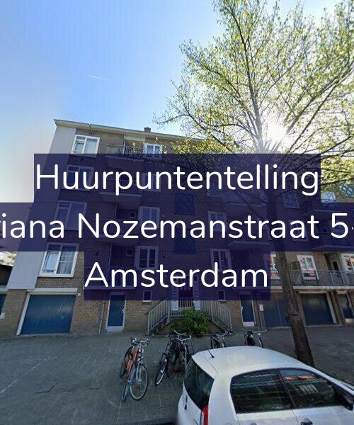 Foto gevel Huurpuntentelling voor Ariana Nozemanstraat 5-H, Amsterdam