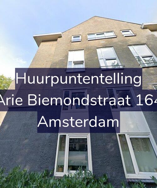 Foto gevel Huurpuntentelling voor Arie Biemondstraat 164, Amsterdam