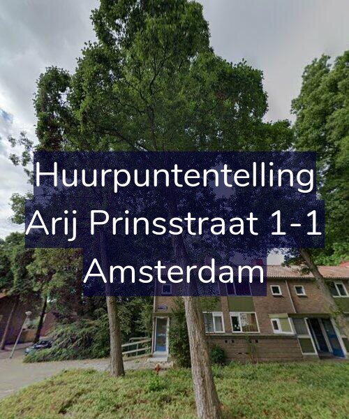 Foto gevel Huurpuntentelling voor Arij Prinsstraat 1-1, Amsterdam