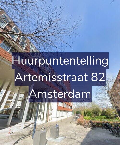Foto gevel Huurpuntentelling voor Artemisstraat 82, Amsterdam
