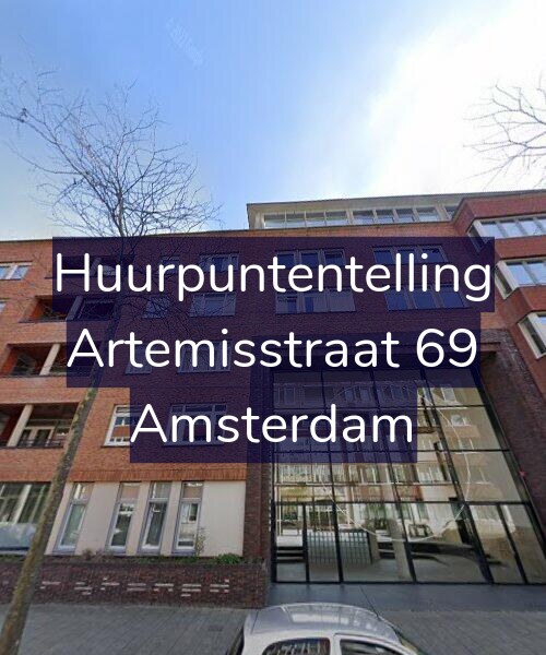 Foto gevel Huurpuntentelling voor Artemisstraat 69, Amsterdam