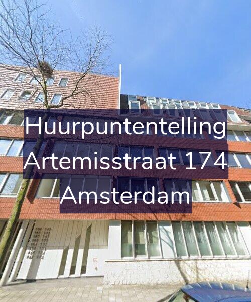 Foto gevel Huurpuntentelling voor Artemisstraat 174, Amsterdam