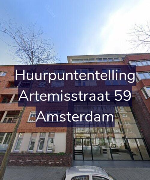 Foto gevel Huurpuntentelling voor Artemisstraat 59, Amsterdam
