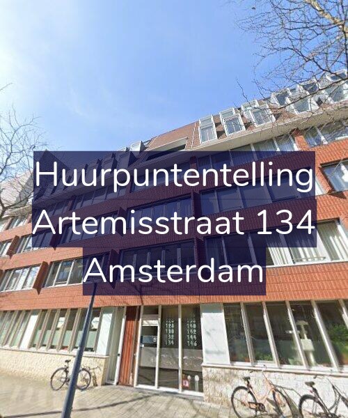 Foto gevel Huurpuntentelling voor Artemisstraat 134, Amsterdam