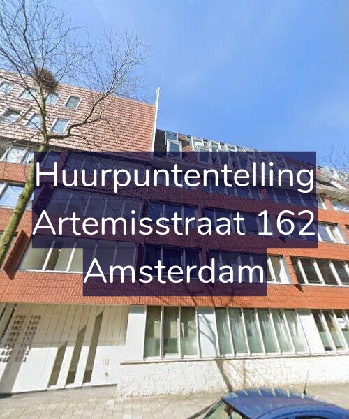 Foto gevel Huurpuntentelling voor Artemisstraat 162, Amsterdam