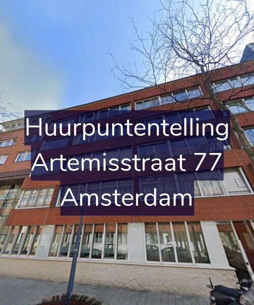 Foto gevel Huurpuntentelling voor Artemisstraat 77, Amsterdam