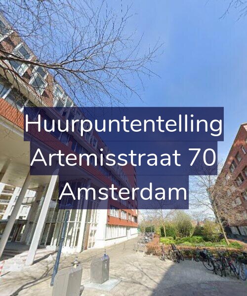 Foto gevel Huurpuntentelling voor Artemisstraat 70, Amsterdam