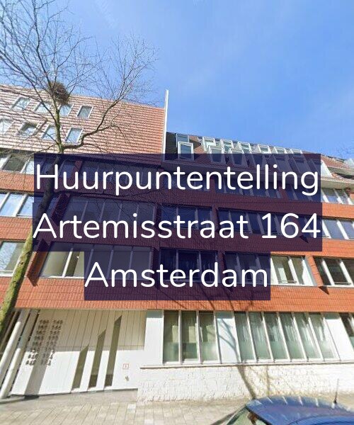 Foto gevel Huurpuntentelling voor Artemisstraat 164, Amsterdam