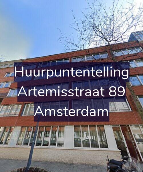 Foto gevel Huurpuntentelling voor Artemisstraat 89, Amsterdam
