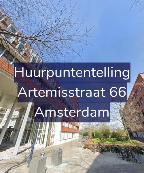 Foto gevel Huurpuntentelling voor Artemisstraat 66, Amsterdam