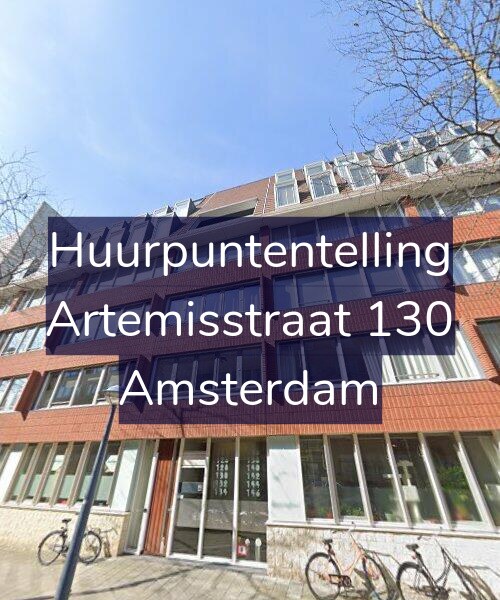Foto gevel Huurpuntentelling voor Artemisstraat 130, Amsterdam