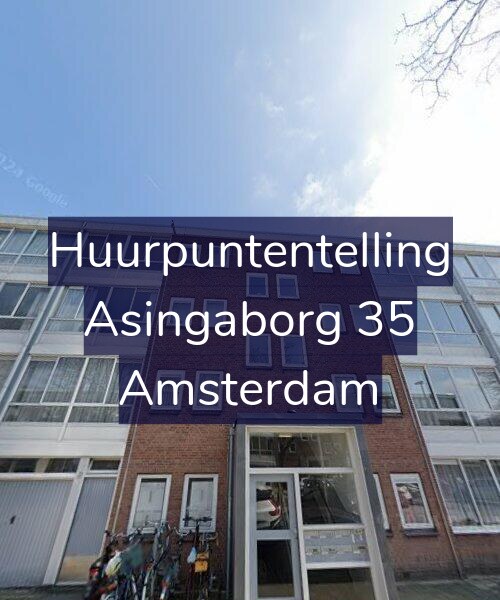 Foto gevel Huurpuntentelling voor Asingaborg 35, Amsterdam
