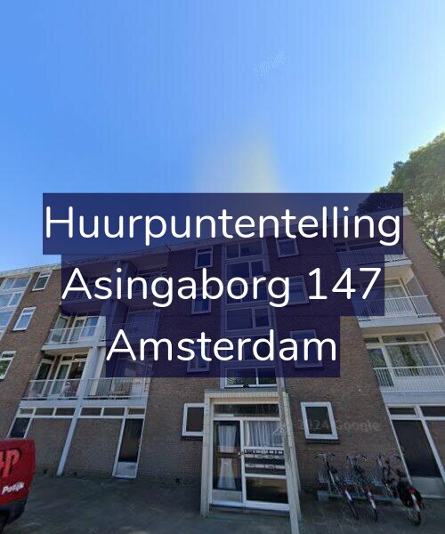 Foto gevel Huurpuntentelling voor Asingaborg 147, Amsterdam