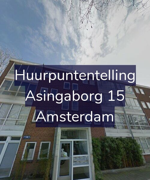 Foto gevel Huurpuntentelling voor Asingaborg 15, Amsterdam