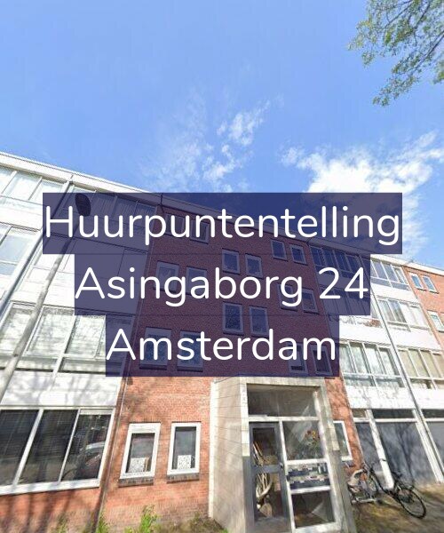 Foto gevel Huurpuntentelling voor Asingaborg 24, Amsterdam