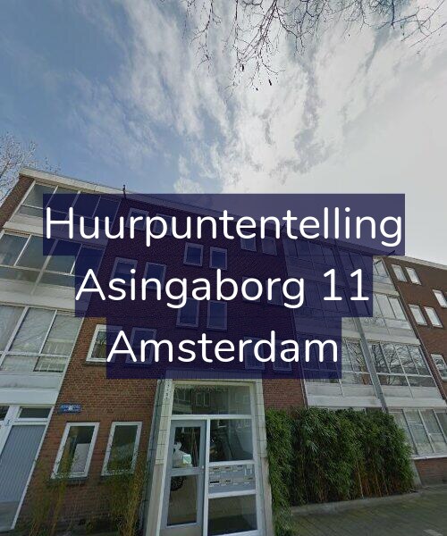 Foto gevel Huurpuntentelling voor Asingaborg 11, Amsterdam