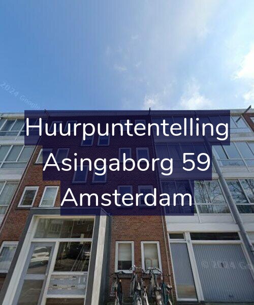 Foto gevel Huurpuntentelling voor Asingaborg 59, Amsterdam
