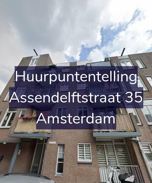 Foto gevel Huurpuntentelling voor Assendelftstraat 35, Amsterdam