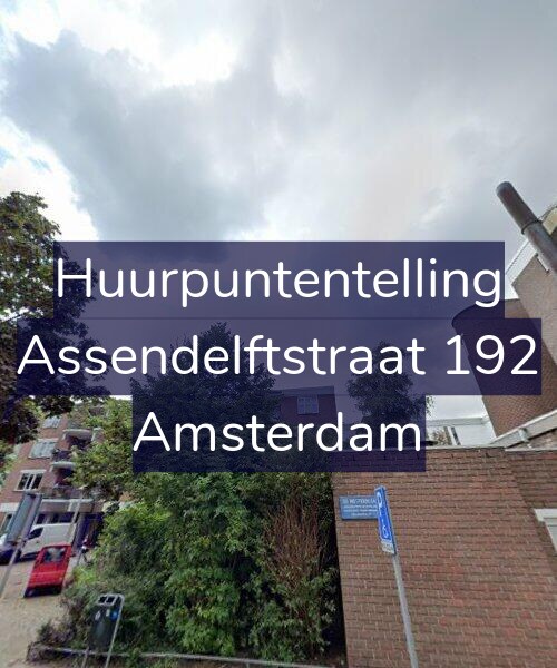 Foto gevel Huurpuntentelling voor Assendelftstraat 192, Amsterdam
