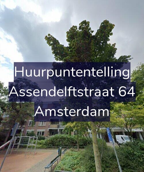 Foto gevel Huurpuntentelling voor Assendelftstraat 64, Amsterdam