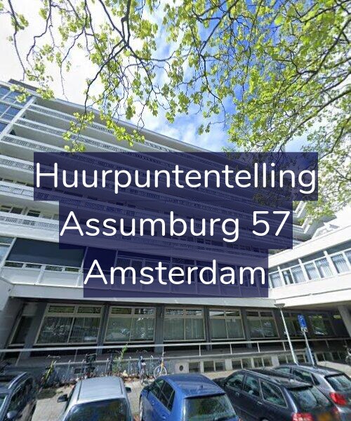 Foto gevel Huurpuntentelling voor Assumburg 57, Amsterdam