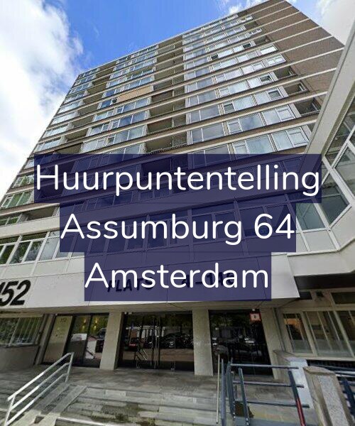 Foto gevel Huurpuntentelling voor Assumburg 64, Amsterdam
