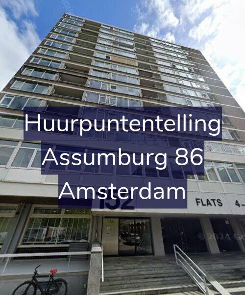 Foto gevel Huurpuntentelling voor Assumburg 86, Amsterdam
