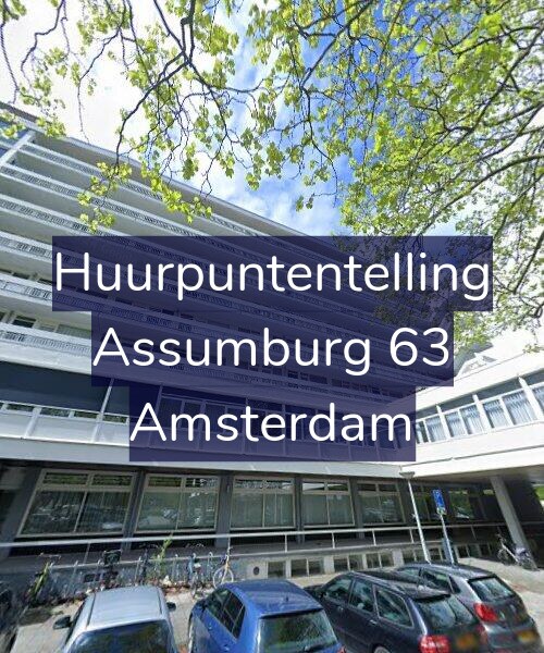 Foto gevel Huurpuntentelling voor Assumburg 63, Amsterdam