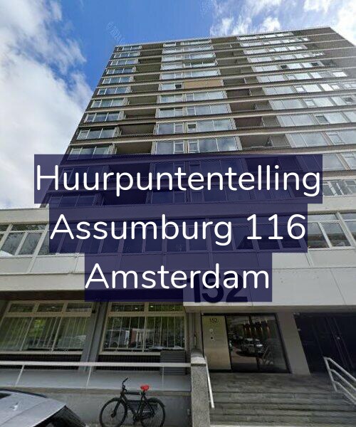 Foto gevel Huurpuntentelling voor Assumburg 116, Amsterdam