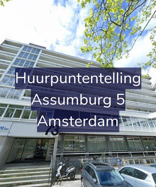 Foto gevel Huurpuntentelling voor Assumburg 5, Amsterdam