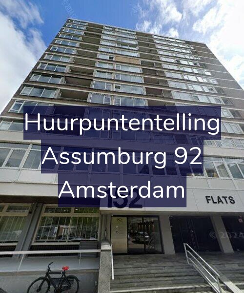 Foto gevel Huurpuntentelling voor Assumburg 92, Amsterdam