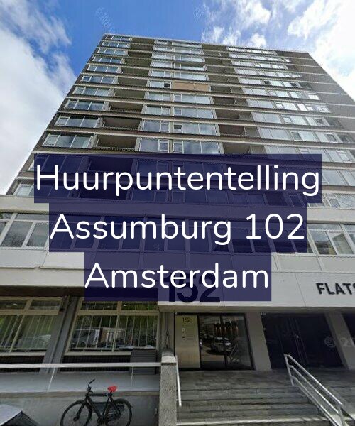 Foto gevel Huurpuntentelling voor Assumburg 102, Amsterdam