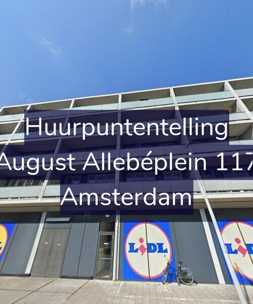 Foto gevel Huurpuntentelling voor August Allebéplein 117, Amsterdam