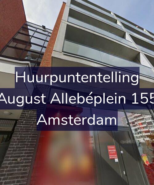 Foto gevel Huurpuntentelling voor August Allebéplein 155, Amsterdam
