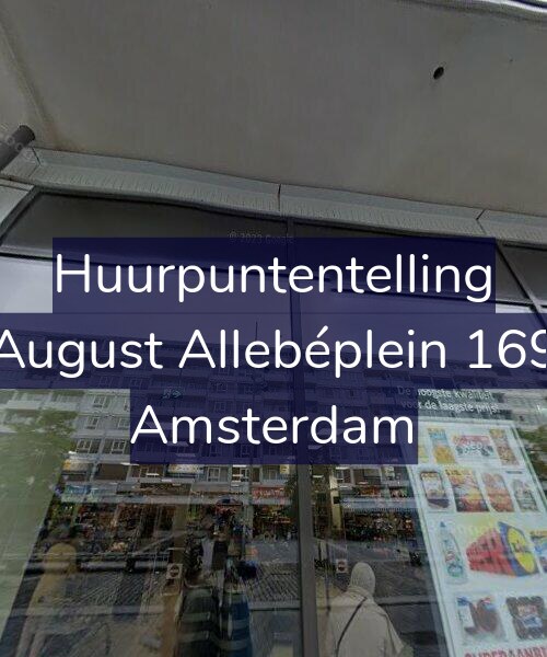 Foto gevel Huurpuntentelling voor August Allebéplein 169, Amsterdam