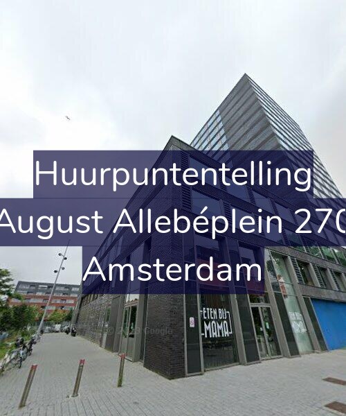 Foto gevel Huurpuntentelling voor August Allebéplein 270, Amsterdam