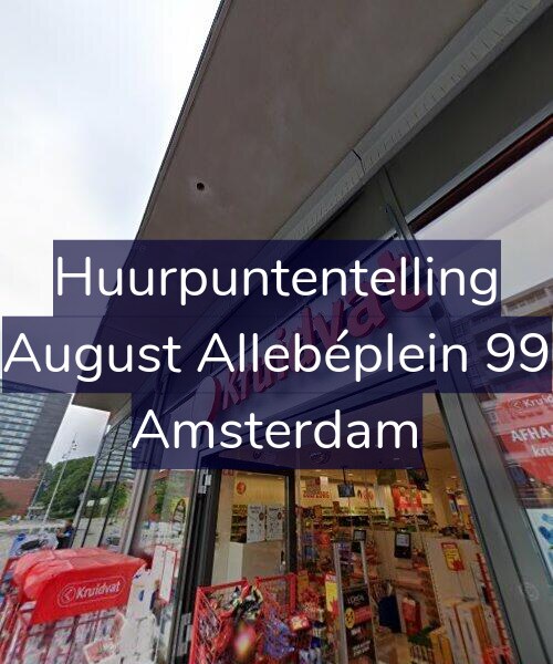 Foto gevel Huurpuntentelling voor August Allebéplein 99, Amsterdam