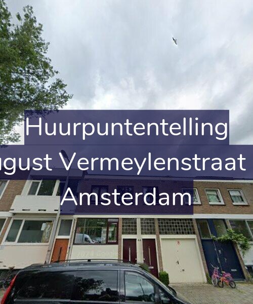 Foto gevel Huurpuntentelling voor August Vermeylenstraat 44, Amsterdam