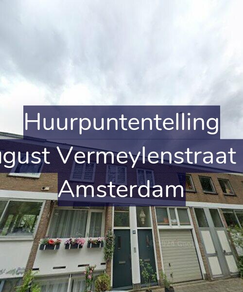 Foto gevel Huurpuntentelling voor August Vermeylenstraat 40, Amsterdam