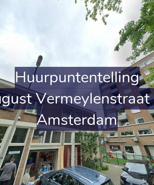 Foto gevel Huurpuntentelling voor August Vermeylenstraat 30, Amsterdam