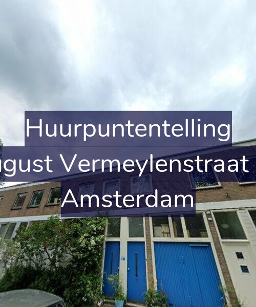 Foto gevel Huurpuntentelling voor August Vermeylenstraat 36, Amsterdam