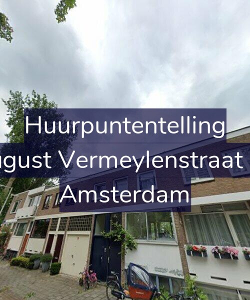 Foto gevel Huurpuntentelling voor August Vermeylenstraat 42, Amsterdam