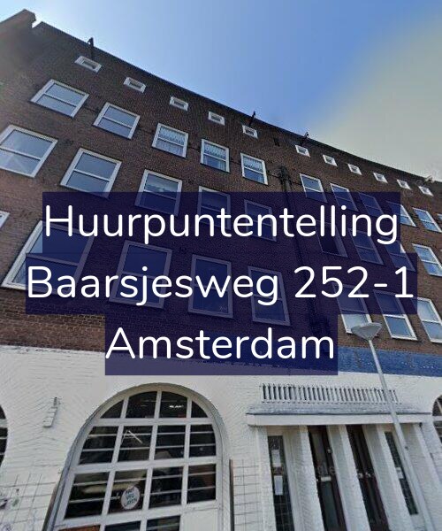 Foto gevel Huurpuntentelling voor Baarsjesweg 252-1, Amsterdam