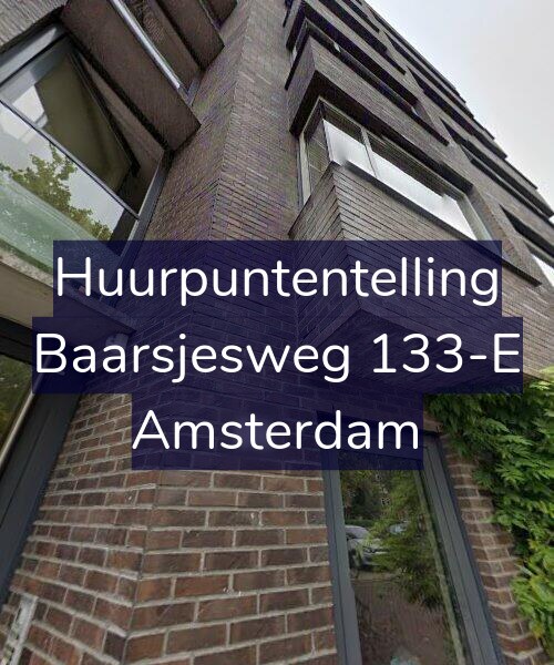 Foto gevel Huurpuntentelling voor Baarsjesweg 133-E, Amsterdam