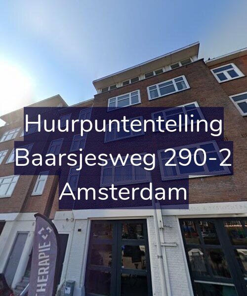 Foto gevel Huurpuntentelling voor Baarsjesweg 290-2, Amsterdam