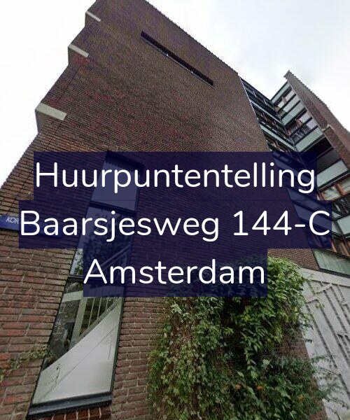 Foto gevel Huurpuntentelling voor Baarsjesweg 144-C, Amsterdam